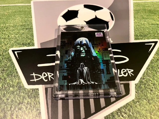 Topps Cromato Star Wars Galaxy 2021 Rifrattore Viola /25 Regola di due Vader #25