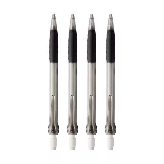 4 Pack Mechanical Pencils 0.7mm Stationery Black AU