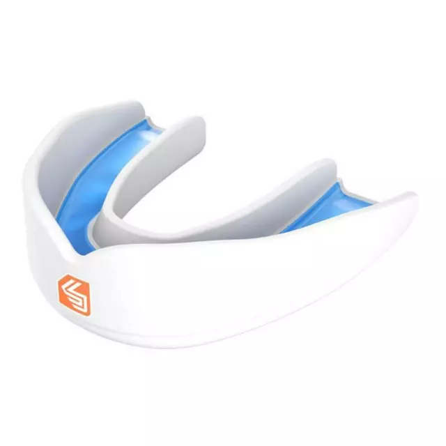 Shock Doctor Superfit All Sport Mouthguard White Youth 3-10 Years NRL AFL Rugby