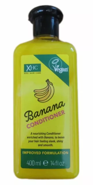 XHC Xpel Nourishing Banana Conditioner Nourishing Improved Formula Vegan 400ml