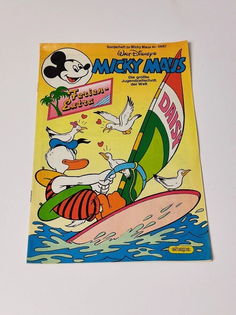 Micky Maus Nr. 34/87. Sonderheft : Ferienextra | Comicheft < SEHR GUT >