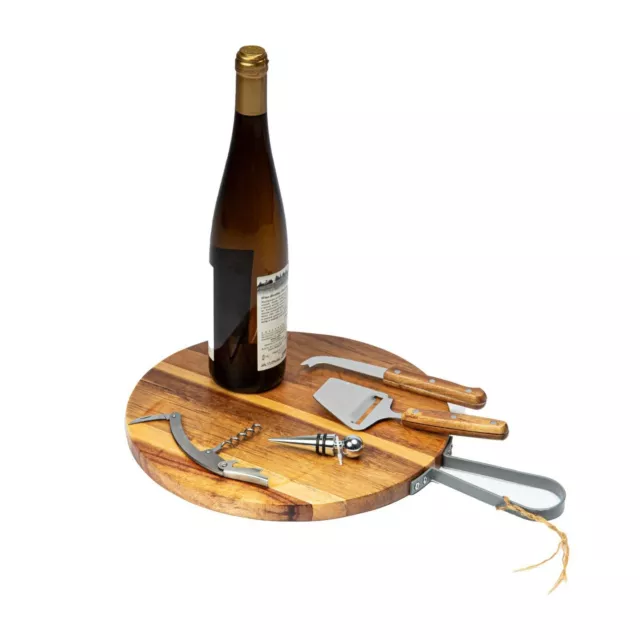 Set de ración de vino y queso 4 piezas. Cubiertos para queso cuchillo para...