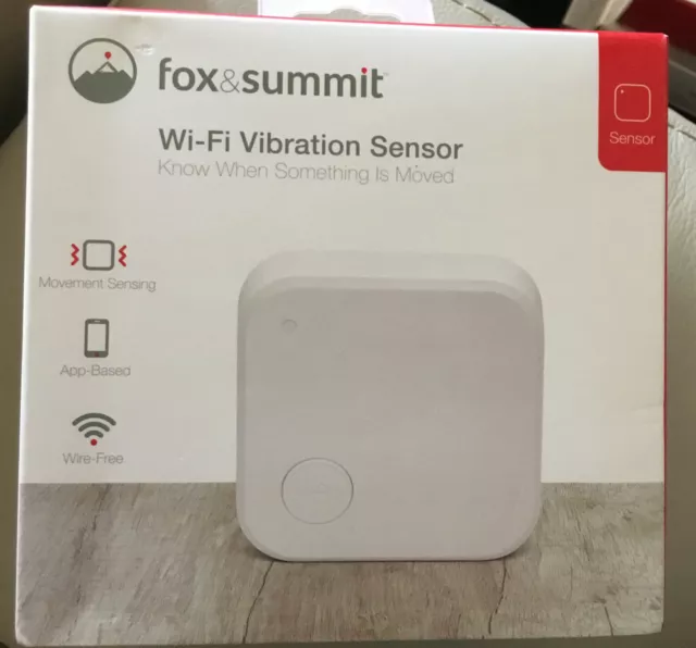 Fox&Summit ~ Home/Work/Anywhere ~ Audible Vibration Sensor ~know When Mail Moves