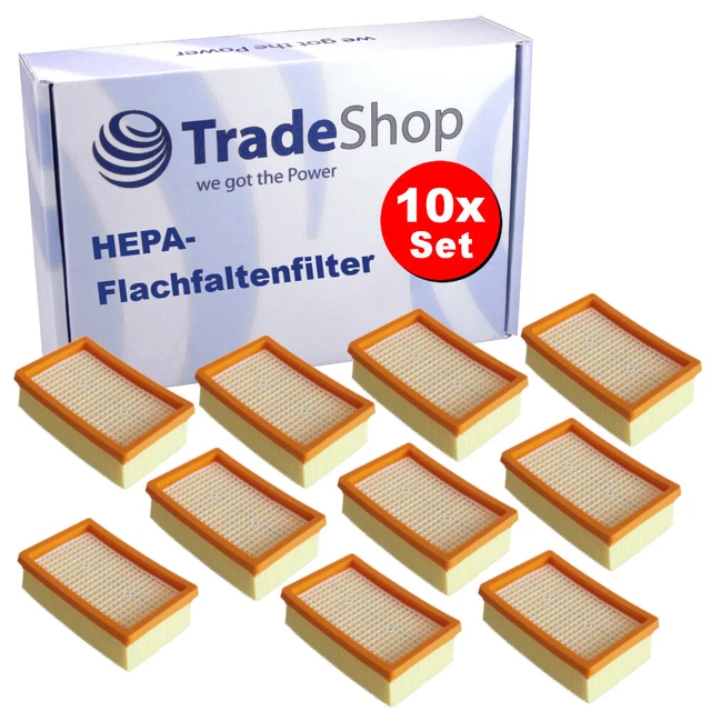 Filtro pieghettato piatto di ricambio per Karcher WD 4 Car Premium / WD 5 P Premium / WD 6 P Premium ristrutturazione parti dell'aspirapolvere  6