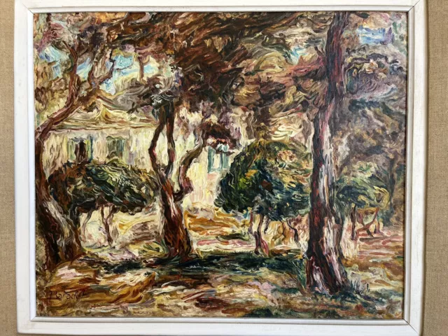 Baradet Tableau Paysage Le Jardin Des Collettes D’après Pierre Auguste Renoir 2