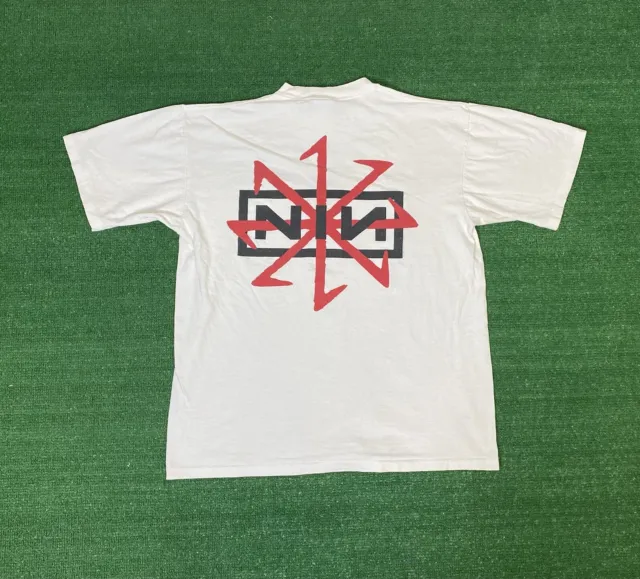 Vintage 1995 Nine Inch Nails Tour Shirt Tee Sz XL Rare Concert Promo NIN