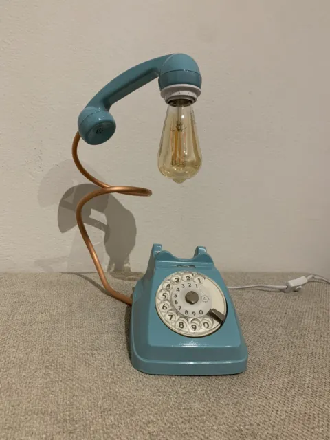 Bellissima lampada telefono a disco sip vero vintage