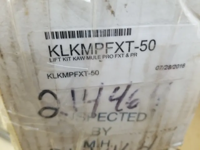 Highlifter KLKMPFXT-50, 2" Lift Kit for Kawa. Mule PRO FXT, PR. NOB 2