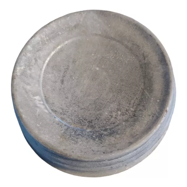 Zinc Mason Jar Lid with Milk Glass insert SKU H0155