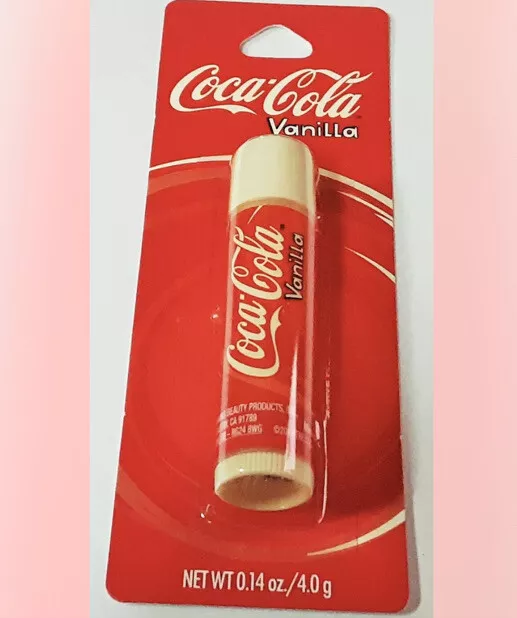 Coca-Cola Vanilla Flavored Lip Moisture Balm 0.14 Oz New & Sealed