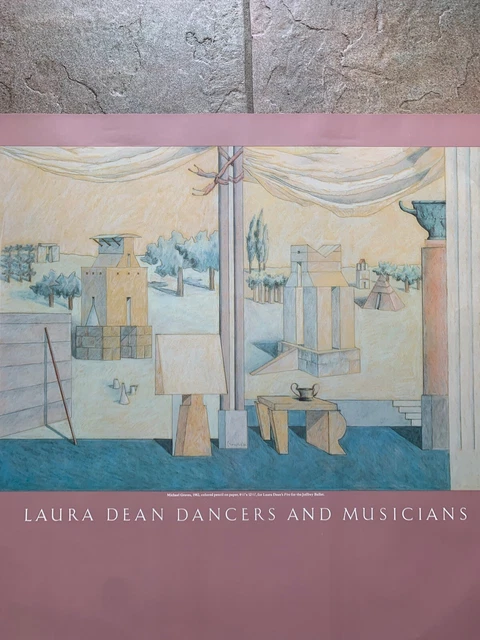 Michael Graves Laura Dean Dancer And Musicians Poster