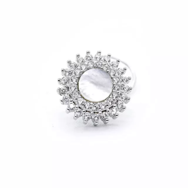 Schöne & Stilvoll Sterlingsilber & Stein Nase Nadel Für Damen & Mädchen