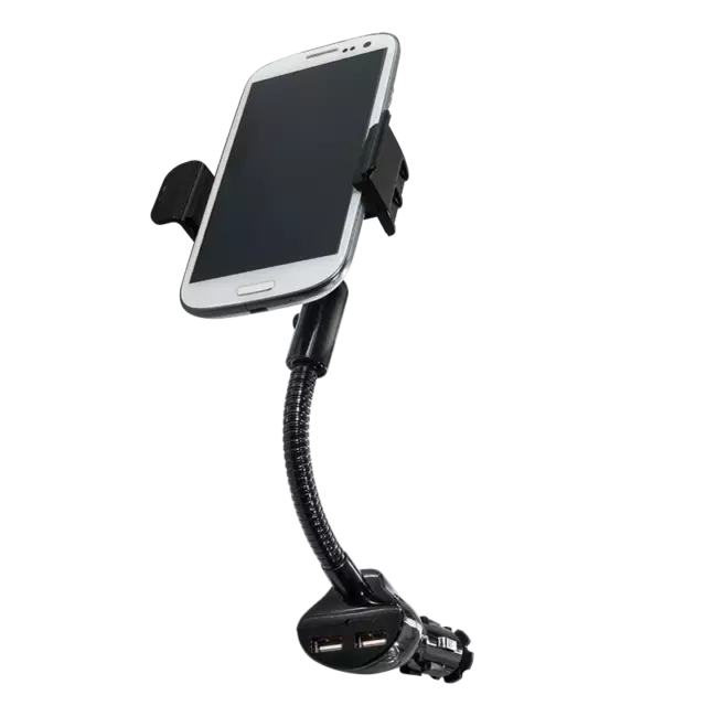 Handyhalterung Auto 360° Universal Smartphone KFZ USB Halter Zigarettenanzünder