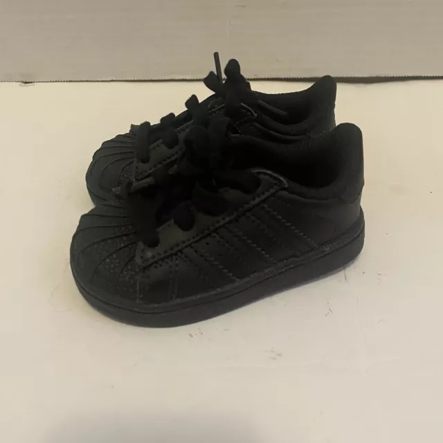 Adidas Superstar Ii Black [676622] Toddler Infant Size 4 Nb114