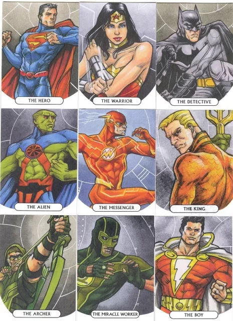 2016 Cryptozoic DC Comics Justice League Madame Xanadu Tarot Card Set Of 9 Cards