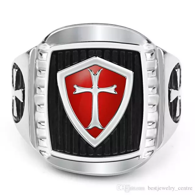 Bague Templier/biker Acier inoxidable