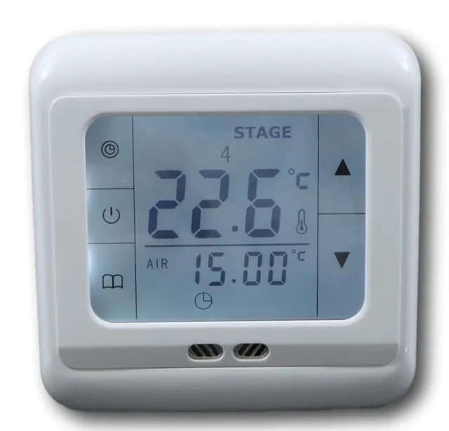 Thermostat Numérique Tactile Ambiant Sortie de Commutation 230V Max 30A#A29