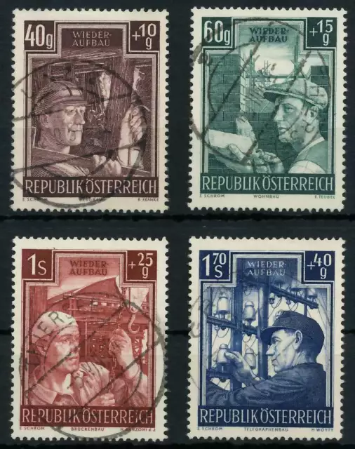 ÖSTERREICH 1951 Nr 960-963 zentrisch gestempelt X75E612