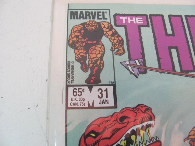 The Thing Comic Book 31 Jan 1986 Marvel Comics 2