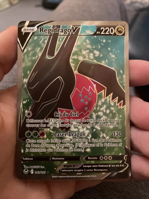 Carte Pokémon Regidrago V FA 183/195 FR Neuve