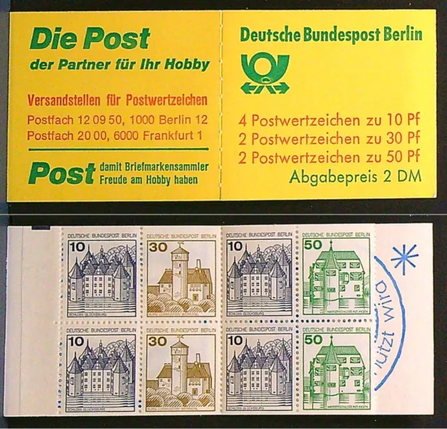 Berlin 1980 MH-MiNr. 11 H-Blatt 19 postfrisch - Markenheftchen