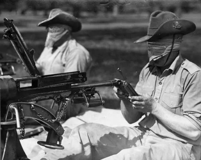 WW2  Photo Australian Troops Training Australia WWII  World War Two ANZAC