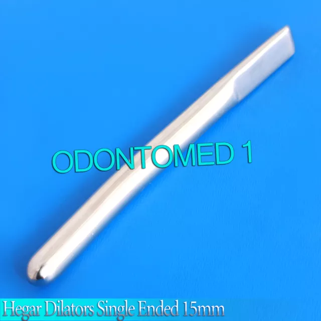 Hegar Uterine Dilators Single Ended 15mm Surgical Gynecology Instruments