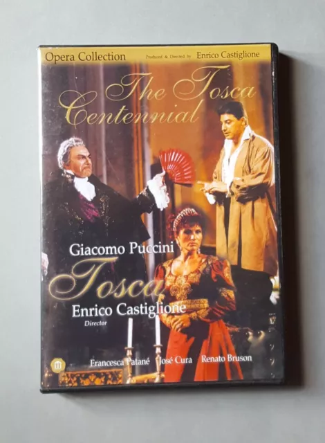 DVD THE TOSCA CENTENNIAL - Giacomo PUCCINI - Enrico CASTIGLIONE - José CURA