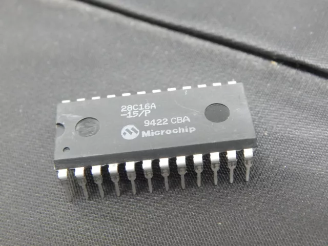 Microchip 28C16A-15/P Eeprom 16Kb 150Ns 2Kx8 24 Pin Dip Ic - Usa Fast Shipping