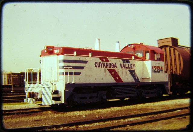 Duplicate Railroad Slide DSLD Cuyahoga Valley CVRY 1284 Bicentennial 5/76