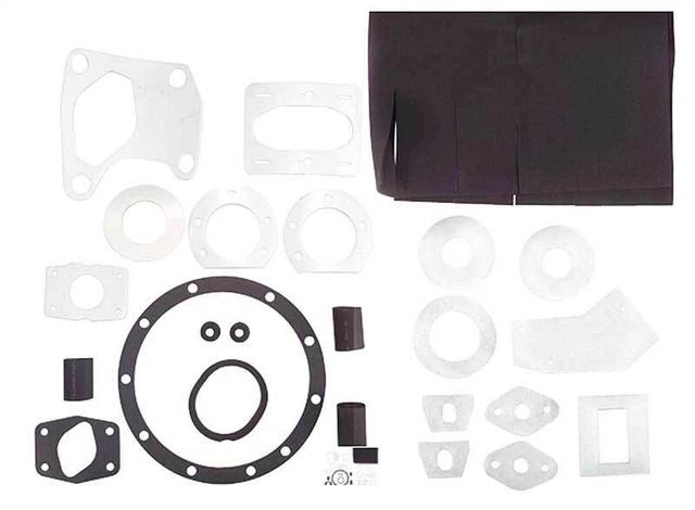 1966-67 Mopar B-Body; Restoration Gasket Set; With 8-3/4" Rear Axle
