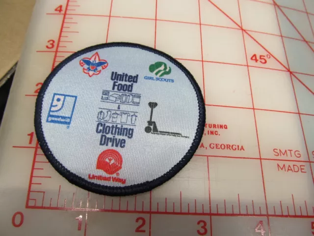 United Way Clothing Drive Scouting collectible patch (b46)