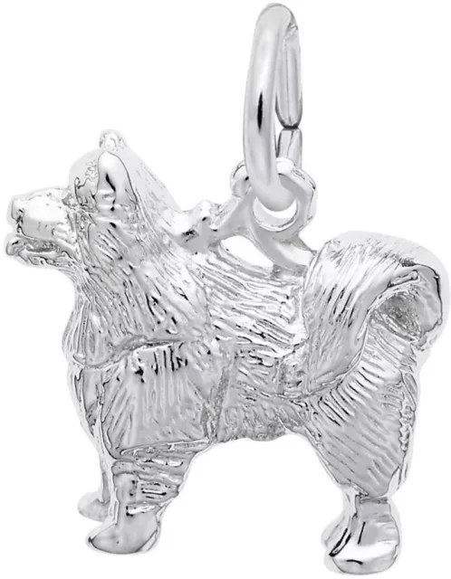 Sterling Silver Samoyed Dog Charm by Rembrandt