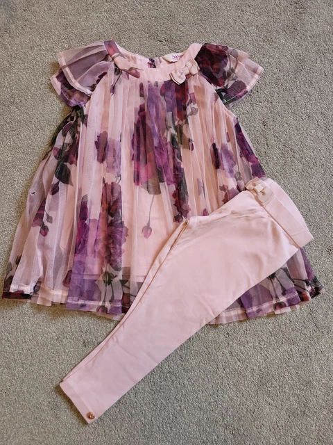 Set top e leggings Ted Baker 2-3 anni rose rosa