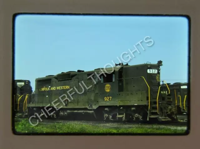 Original  '75 Kodachrome Slide NW Norfolk Western 927 GP18 Norfolk, VA     37S66