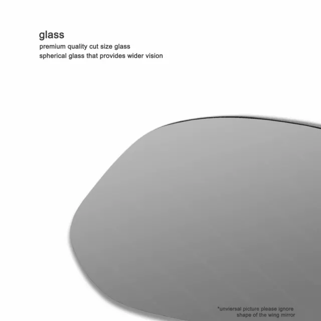 Wing door Mirror Glass Passenger side for Volkswagen Golf 5 2003-08 Heated 2