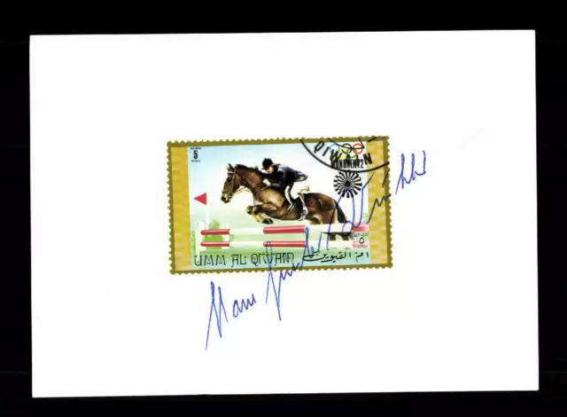 Hans Günter Winkler Reiten Original Signiert + A 218205