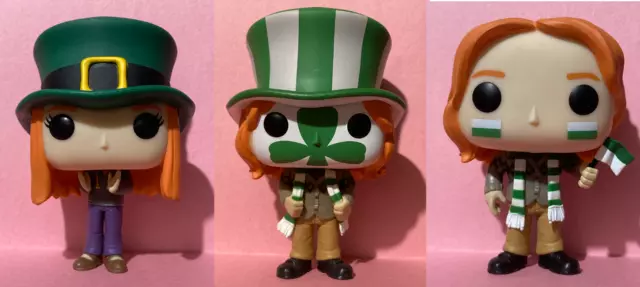 Funko POP Loose Harry Potter Ginny Fred & George Weasley 3 Pack ECCC Exclusive