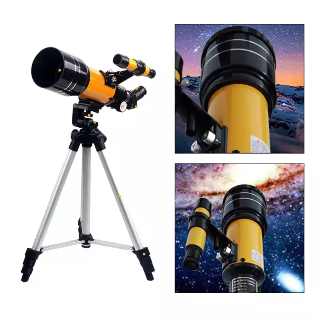 Refractor Telescope 70mm apertures 300mm Focal Length with Adjustable