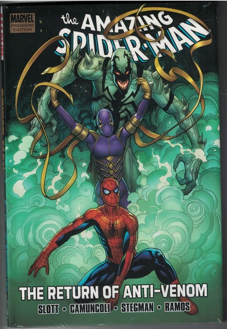 SPIDER-MAN RETURN OF THE ANTI-VENOM HC Hardcover Dan Slot Frank Cho OOP NEW NM