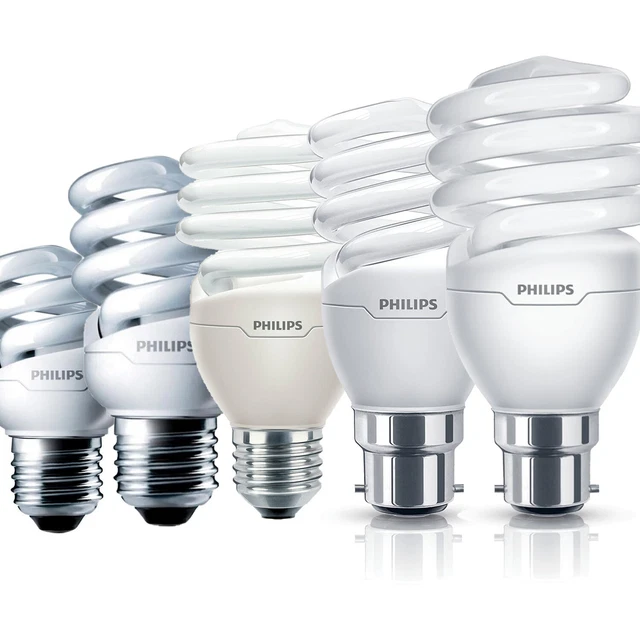 PHILIPS T2 TORNADE Fluorescente Compacte Spirale Ampoule E27 B22 8w 12w