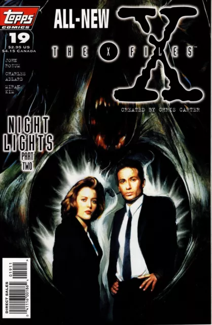 The X-Files #19 Direct Sales Edition Nm+ First Print 1995 Topps Comics