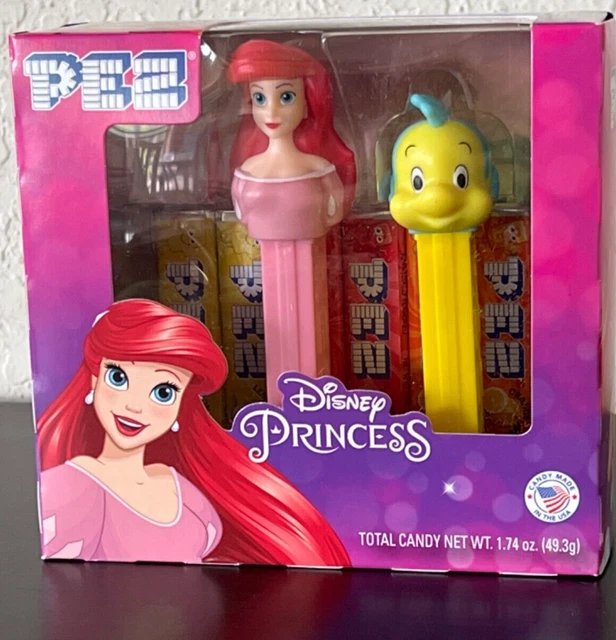 2023 PEZ THE Little Mermaid Gift Set Ariel & Flounder Candy Dispenser