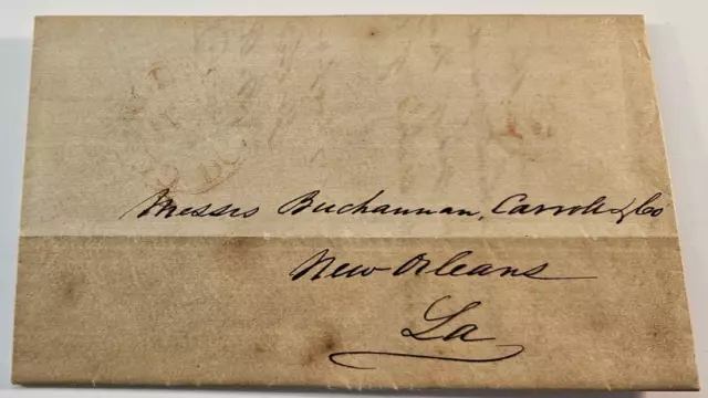 STAMPLESS(1857) GEORGETOWN,DC TO New Orleans w/letter {cvr 689} $10.00 ...