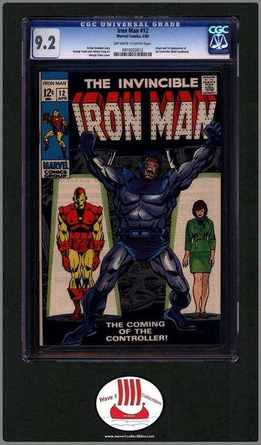 Iron Man vol 1 #12 CGC 9.2  | Marvel 04/1969 1st Appearance of the Controller