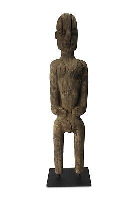Antique Karen Hill Tribe Votive Figure, KH1: 77cm, Thailand Original Tribal Art
