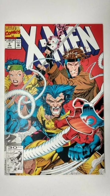X-MEN Vol 1 #4  1st Printing - OMEGA RED                    / 1992 Marvel Comics