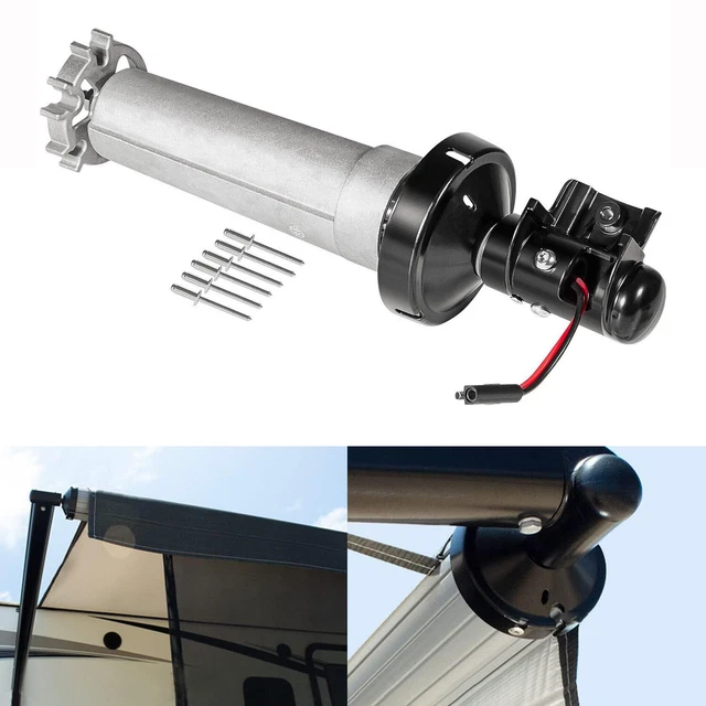3310423.209U for Dometic 9100 Power Awning Motor RV Torsion Assembly Rh Black