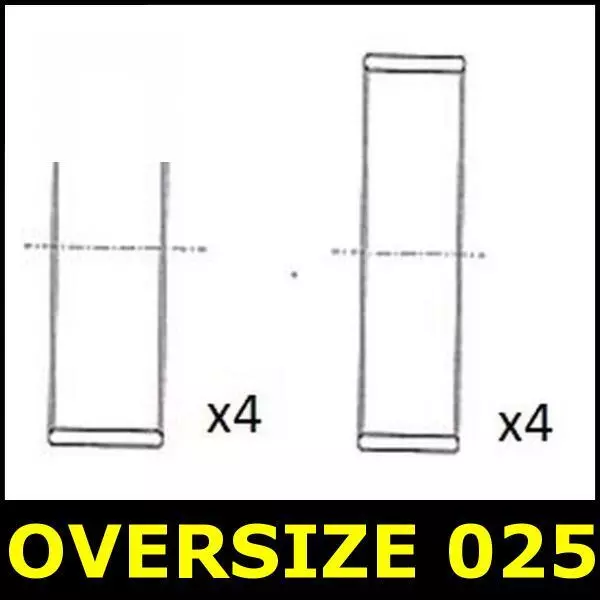Big End Bearings 025 FOR RENAULT SCENIC 110bhp IV 1.5 16->ON J9 MPV FAI