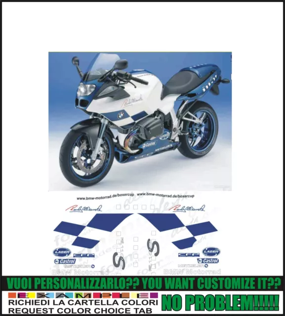 Adesivi R1100 S 2002 Boxer Cup Randy Mamola Replica Kit Compatibile